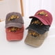 thumbnail image 4 of Qarigey Gorra de béisbol para niños con protección solar Gorras de béisbol de poliéster transpirables seguras para niños dañinos rayos Sombreros vino rojo, 4 of 6