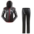 thumbnail image 3 of Traje de chaqueta de lluvia para ciclismo, chaqueta de bicicleta para hombre y pantalón impermeable, reflectante, 3 colores 2XL Zulema Traje de lluvia, 3 of 3