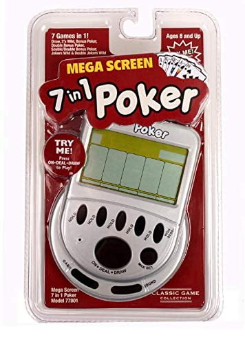 Mega Screen Solitaire Game Electronic Handheld Game Draw 1 Draw 3 New 