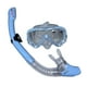 thumbnail image 5 of Conjunto de snorkel seco kusrkot Máscara de buceo Adultos Lente transparente a prueba de fugas Azul, 5 of 8