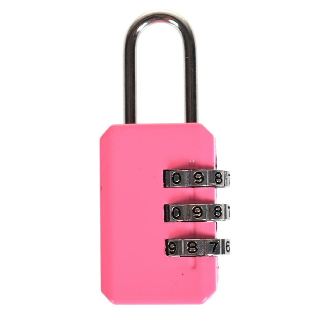 High Quality Small Chic Padlock Practical Suitcase Luggage Security Password Lock 3 Digit Combination Travel Accessories 1