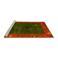 thumbnail image 2 of Ahgly Company Machine Washable Indoor Rectangle Abstract Yellow Modern Area Rugs, 8' x 10', 2 of 4