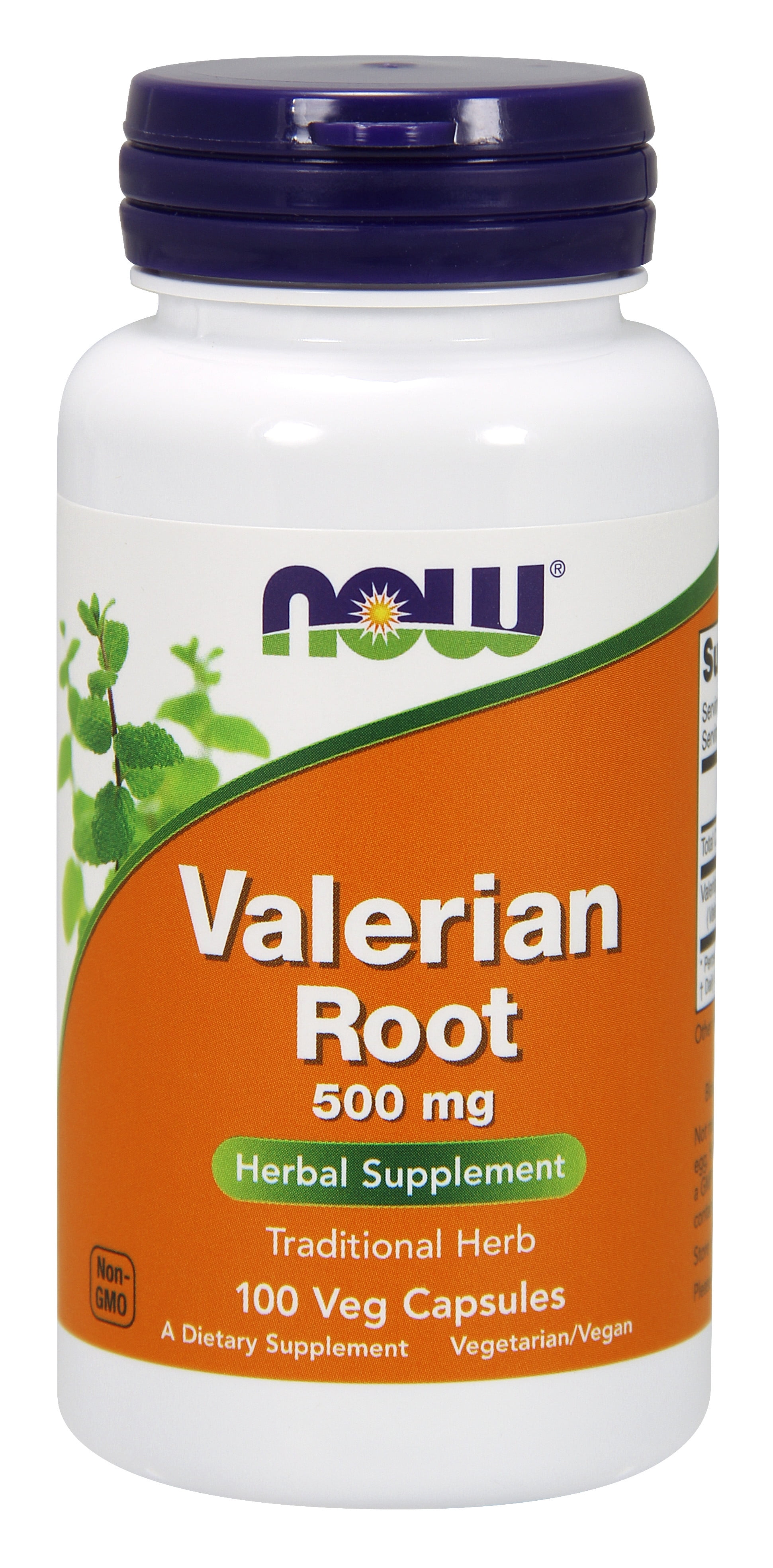 NOW Supplements, Valerian Root (Valeriana Officinalis) 500 Mg, Herbal ...