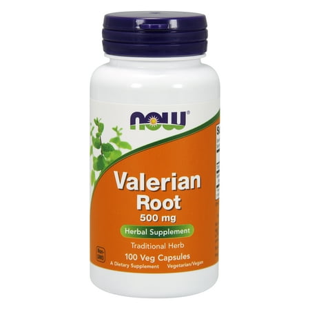 NOW Supplements, Valerian Root 500 mg, 100 Veg (Best Brand Of Valerian Root)