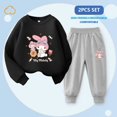 thumbnail image 1 of Anime Sanrio Kuromi Kawaii Children's Clothing 2Pcs Set Cinnamoroll My Melody Cute Autumn Sportswear Girls Cartoon Casual Wear, 1 of 4
