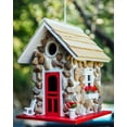 thumbnail image 3 of Home Bazaar Fieldstone Guest Cottage Birdhouse, 3 of 8