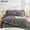 Gray, variant on YEPCLUB Queen Size Comforter Set, 7-Piece Bed in a Bag, Ultra Soft Reversible All Season Bedding Set with Sheets, Pillowcases & Shams, Pink