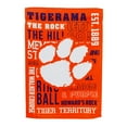 thumbnail image 1 of Clemson University Fan Rules House Flag - 28 x 44 Inches, 1 of 4