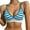 #25Blue, variant on Sports Bras for Women Stripes Strappy Padded Halter Open Back Light Deep V Neck Yoga Workout Gym Tops