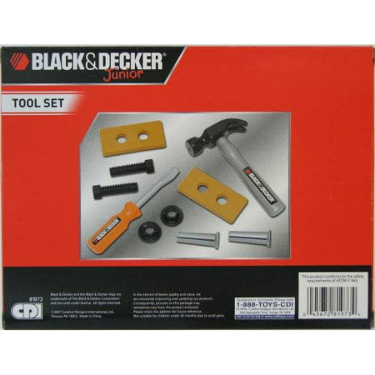 Black & Decker, Toys, Black Decker Junior Tool Set