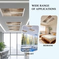 thumbnail image 4 of Brown Fluorescent Light Covers for Ceiling Lights 4x2 feet,2 Pack Magnetic Light Filters for Classroom,Oil Painting Abstract Art Contemporary Fluorescent Light Shade Panel for Office School Drop, 4 of 9