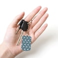 thumbnail image 5 of Goofa Elegant Flamingo Printed Rectangular Metal Keychain Bag Charm Floral Charm for Purse Keys Metal Keyring Gift for Women Accessories, 5 of 7