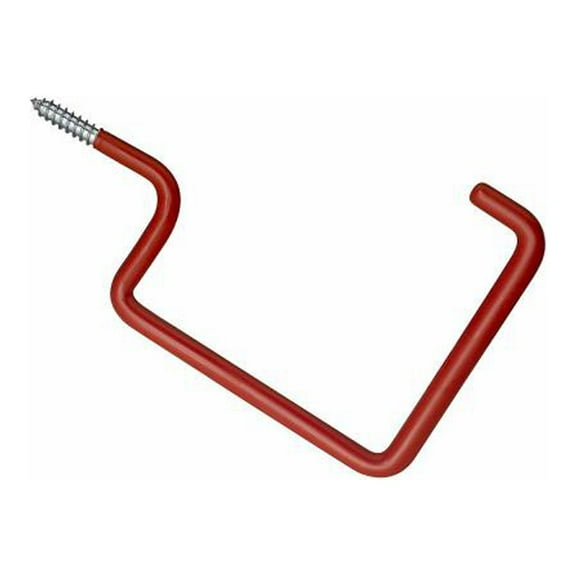 National Hardware N188-005 Storage Screw Hook, Vinyl-Coated, Large - Quantity 6