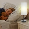 thumbnail image 7 of Staron Small Table Lamp with Three Gears Dimming, Modern Bedside Nightstand Lamp with USB Ports, Touch Control Bedroom Lighting, 7 of 7