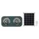 thumbnail image 2 of Extractor De Panel Solar, Ventilador De Escape Dual Portátil De Flujo De Aire De Alta Velocidad De 5 V Para Casas De Mascotas, Refrigeración Por Aire, Inodoros Al Aire Libre Con, 2 of 7