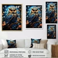 thumbnail image 4 of Designart "Enchanted Owl'S Fantasia I" Animals Owl Floater Framed Wall Decor, 4 of 5