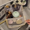 thumbnail image 5 of Doresty Makeup Bag, Standing Makeup Bag – Portable, Large Capacity, Waterproof Multi-Purpose Oxford Cloth Makeup Bags Organizer with Compartments, Travel Toiletry Bags for Women, 5 of 7