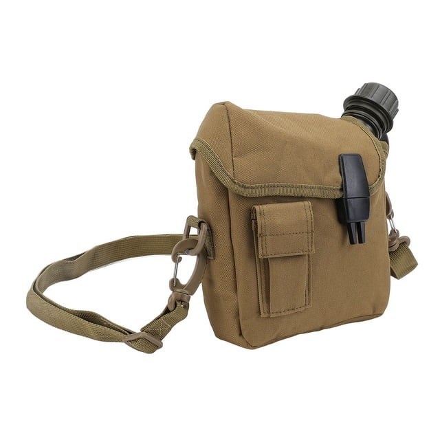 Kit de Bouteille d'Eau Extérieure 1,5l Bouteille d'Eau de Camping Portable avec Sac de Taille Matériau PVC pour Sports de Plein Air Randonnée
