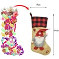 thumbnail image 2 of Txlixc Decorando medias de Navidad, muñecas enanas a cuadros colgando medias de Navidad decorando chimeneas, árboles de Navidad Txlixc moda, 2 of 10