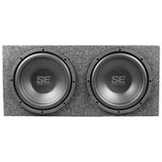 Memphis Audio SE210 Dual 10 Inch Loaded Subwoofer Enclosure with SE2000.1DF Amplifier, 400W RMS