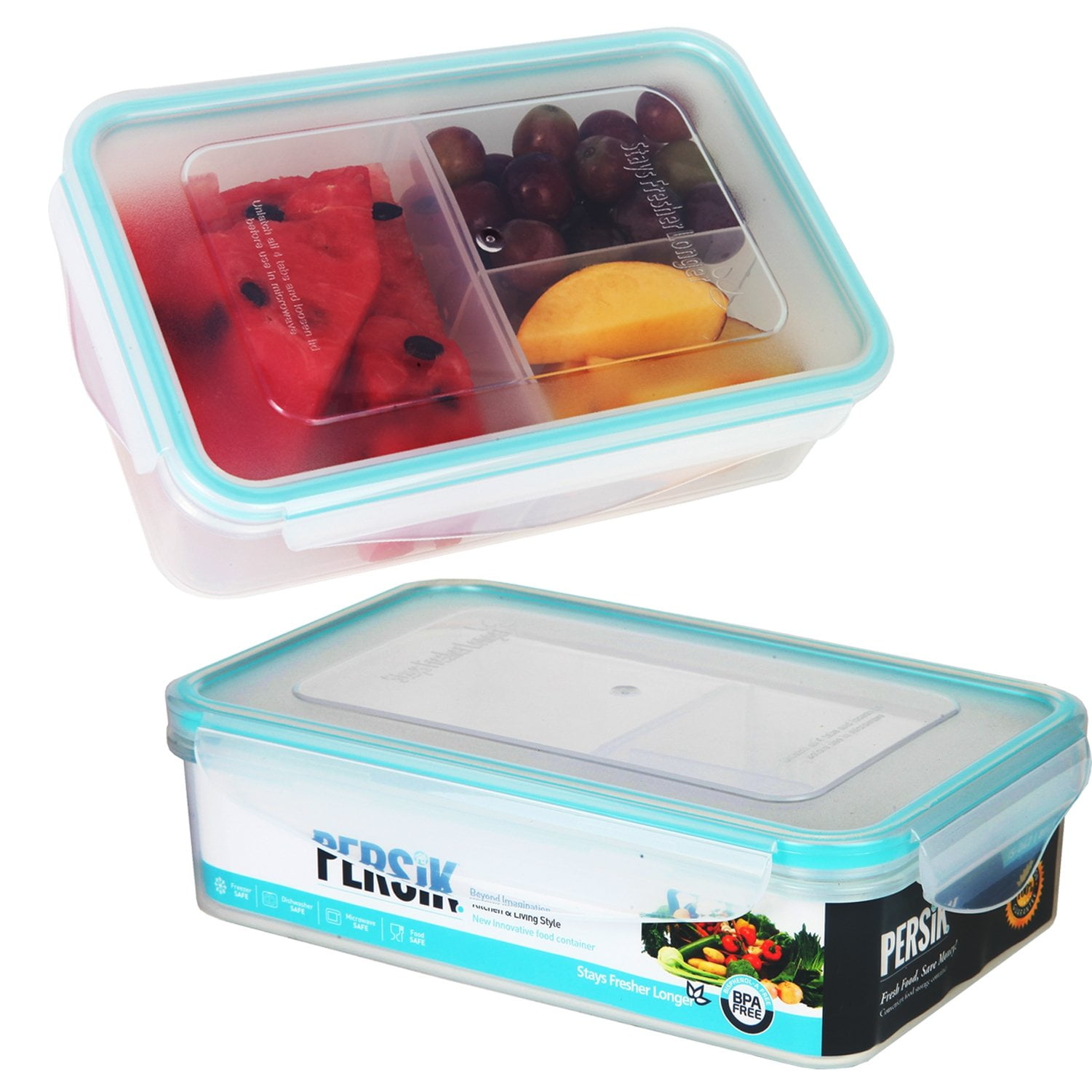 Premium Bento Lunch Box Containers 27 oz. (800 ml), Bento Meal Prep Containers BPA free, with