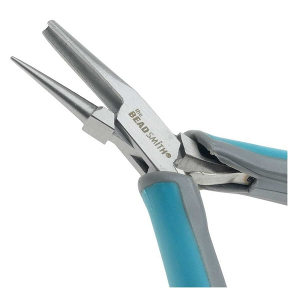 The Beadsmith Simply Modern Series, Round / Concave Nose Pliers, 4.75 Inches Long