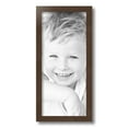 thumbnail image 2 of ArtToFrames 8x18" Brown Rustic Picture Frame, Brown Wood Poster Frame, with Regular Glass and 2 (FBPL-4844), 2 of 8