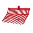 thumbnail image 2 of Repuesto de cabezal de horquilla para estiércol, herramienta de jardinería resistente con púas en ángulo, rastrillo para estiércol de caballo para Rojo, 2 of 9