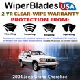 thumbnail image 2 of 2004 Jeep Grand Cherokee Beam Wiper Blades Wipers w/2yr Warranty (Set of 2), 2 of 5