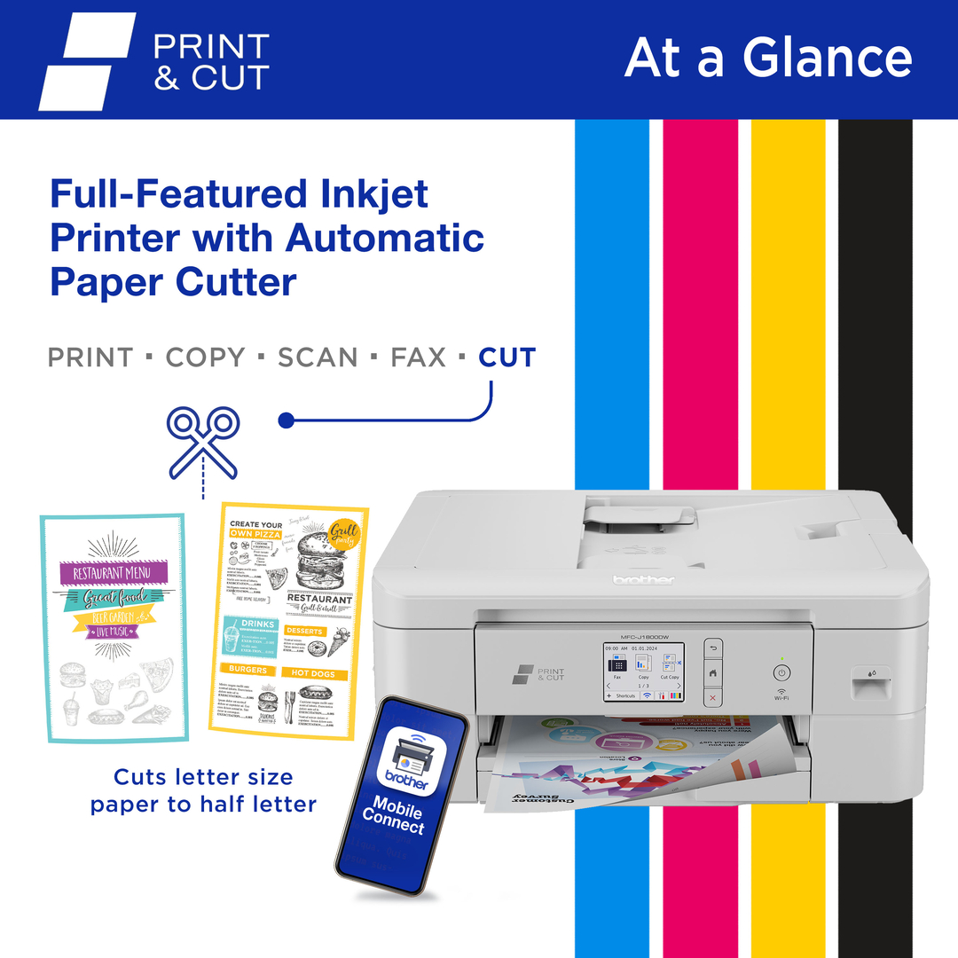 Brother MFC-J1800DW Print & Cut All-In-One Inkjet Printer photo 2