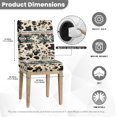 thumbnail image 6 of Xoenoiee Aztec Cow American Tribal Print Chair Covers for Dining Room, Stretch Dining Chair Cover, Washable Kitchen Parsons Chair Slipcovers, Removable Seat Protector for Home Party, 1 Pack, 6 of 7