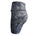 thumbnail image 2 of Gibobby Pantalones cortos de yoga Cintura de ejercicio para correr con bolsillo para mujer alta con pantalones de yoga profundos Pantalones cortos Pan(Gris,CH), 2 of 5