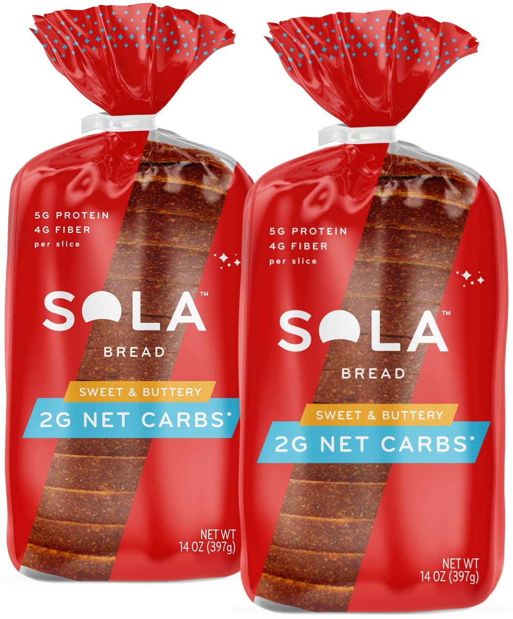 Sola Sweet and Buttery Bread Low Carb, Low Calorie, Reduced Sugar, 5g