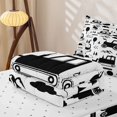 thumbnail image 5 of Erosebridal Cartoon Vehicle Zipper Full Size Comforter Sets with Fitted Sheet and 2 Pillowcases,Tree Mountain Builder Sketch Zipper Bedding Set For Boys,Reversible,4 Pieces, 5 of 7