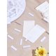 thumbnail image 1 of 100 adaptadores de tarjetas colgantes transparentes para joyería, suministros para aretes rectangulares de plástico., 1 of 3