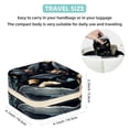 thumbnail image 5 of Bat Square Portable Jewelry Box Organizer for Rings, Earrings, Necklaces, Bracelets - Travel Must-Have for Girls and Women, 5 of 6