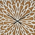 thumbnail image 4 of DecMode 32" Brown Wood Floral Wall Clock with White Cutout Board, 4 of 9