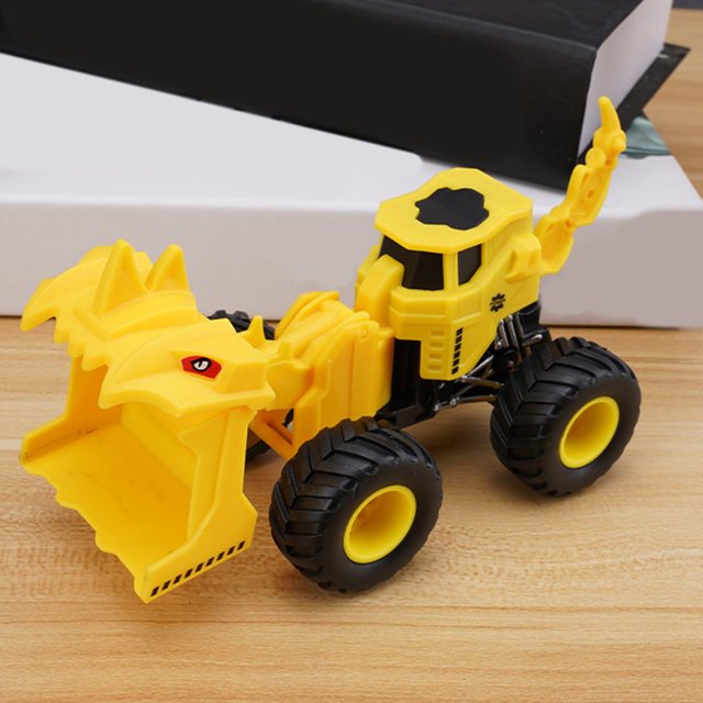 Vehículo de ingeniería de simulación, vehículos de construcción de animales coleccionables, coche inercial, excavadora de , eleva Velociraptor Baoblaze Juguetes de vehículos de ingeniería