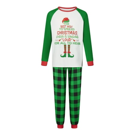 

Family Matching Christmas Pajamas Baby Romper/Tops + Pants Set