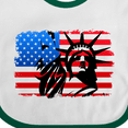 thumbnail image 4 of Inktastic Liberty Flag Boys or Girls Baby Bib, 4 of 4