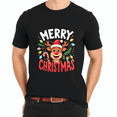 thumbnail image 3 of Merry Christmas Reindeer Xmas Family Men Women T-Shirt, 3 of 4