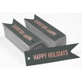 thumbnail image 2 of Inkdotpot Real Rose Gold Foil Happy Holiday Tags Favor Hang Paper Tags 100 Pieces, 2 of 6