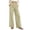 Beige, variant on Wide Leg Pants for Women Casual High Waisted Corduroy Textured Business Comfy Daily Fall Streetwear Pants(Small,White)
