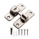 thumbnail image 1 of Cerradura para puerta corrediza (con tornillos) Cerradura universal para puerta de alta resistencia Plata, 1 of 9