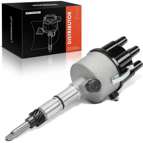 A-Premium Distributor Compatible with Chevrolet Impala, Corvette, Impala, Suburban, Truck, 1500, Bel Air & GMC 150, 250, 3000, F350, PM150, 1500 Series, L6 3.5L 3.8L 3.9L 4.3L 4.4L, 1953-1962