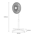 thumbnail image 2 of Ventilador Frikko Airon Plástico de Pedestal 16” SF-40, 2 of 4