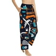thumbnail image 2 of Balery Creative Transport print Women's Pajama Pants,Ultra Lightweight Pjs,Lounge Pant-Medium, 2 of 9