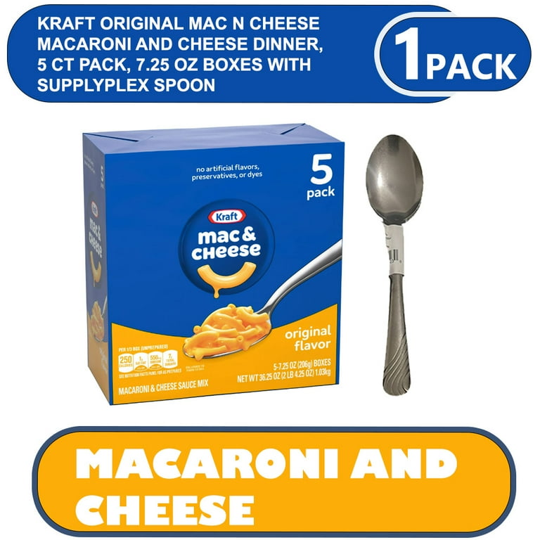 kraft Macaroni &amp; Cheese チーゼストオリジナル KRAFT MACARONI & CHEESE ORIGINAL (Pack of 10) - Walmart.com