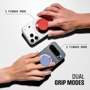 Ohsnap Snap Grip Magnetic Phone Grip & Stand, MagSafe Compatible, Boring Black