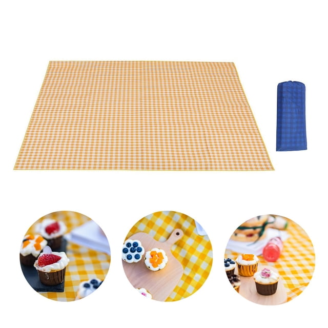 Picnic Mat de picnices espesados Mat de playa Resistente al agua Pads de hierba Picnic Picnic Picnic Picnic For Park Spring Summer Lawn Music SG